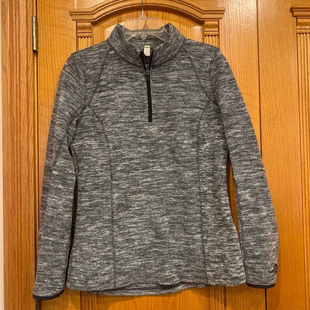 IDEOLOGY FLEECE 3/4 ZIPPER SWEATER SZ M